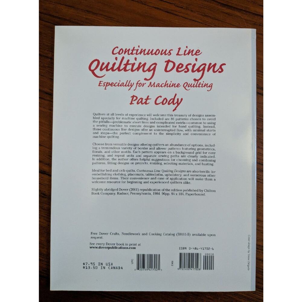Continuous Line Quilting Designs Pattern Book - Picture 2 of 5